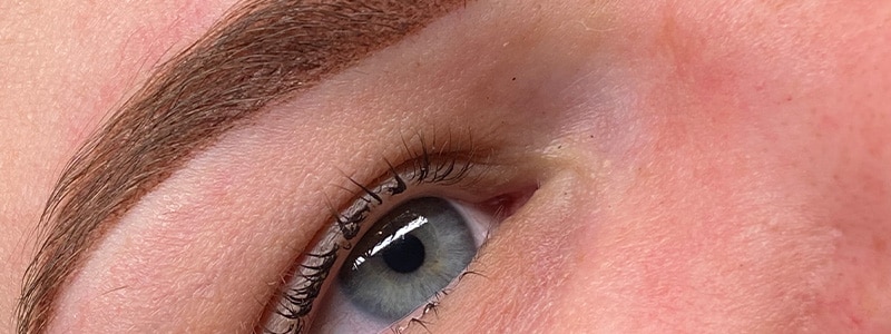 Resultaat van Powderbrows behandeling