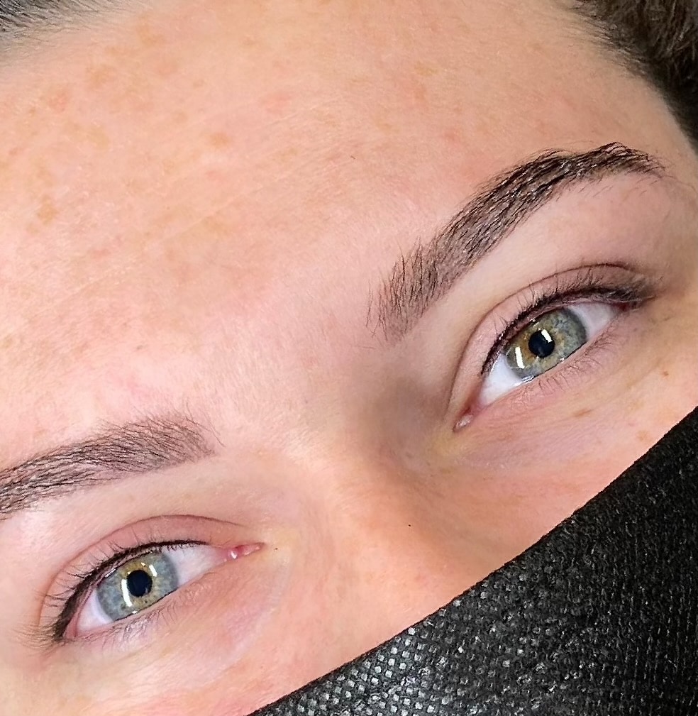 Resultaat van permanente eyeliner